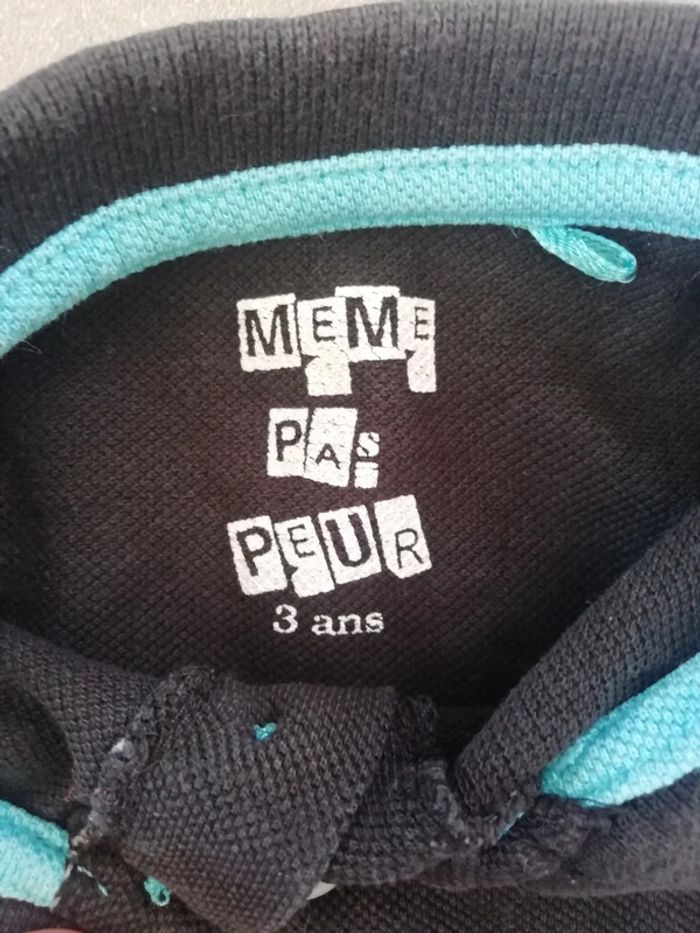 🎉Tee shirt polo noir taille 3 ans bon état - photo numéro 4