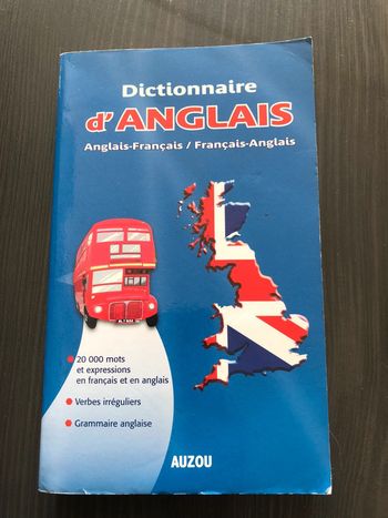 Dictionnaire Anglais