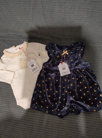 Ensemble Noël pour bébé fille 6 mois, sergent major