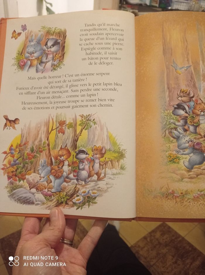 Le petit lapin bleu ,livre d'aide a la lecture - photo numéro 2