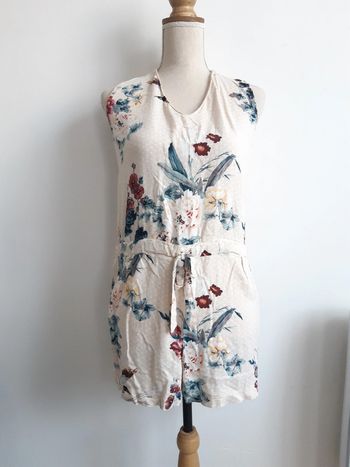 Combinaison short fleurs Alyssa T42