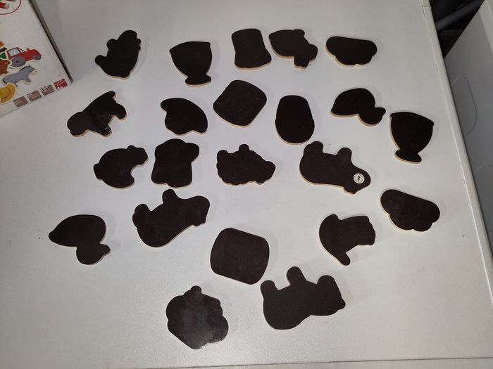 22 Aimants bois thème ferme - photo numéro 3