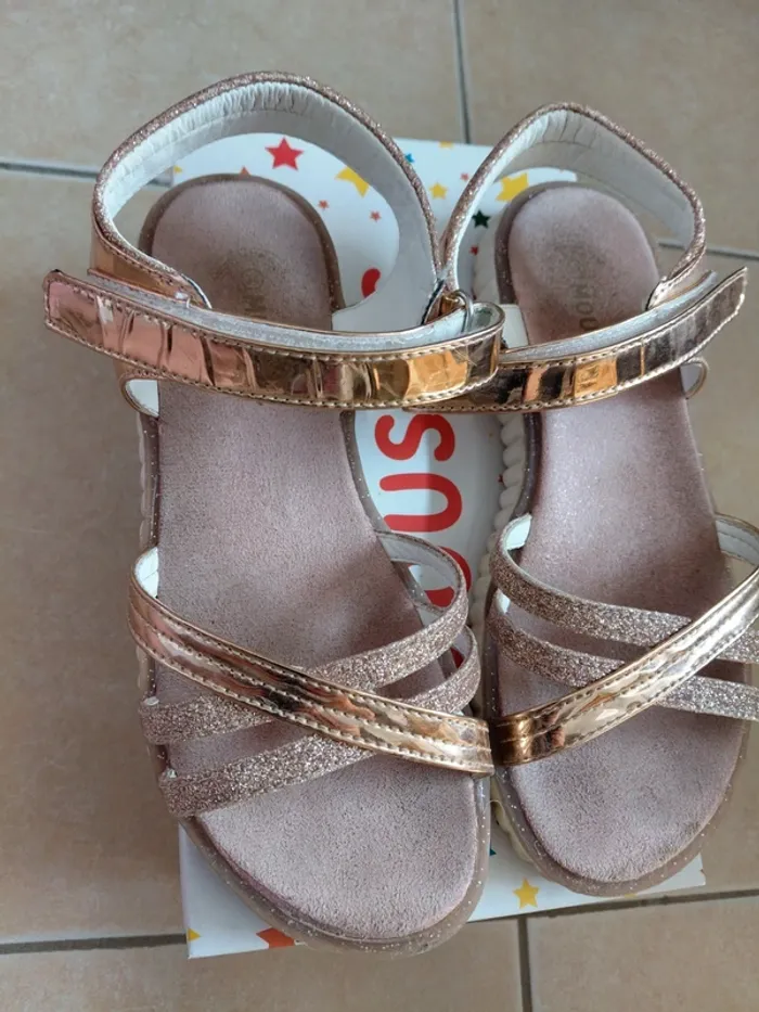 Sandalettes fille 34
