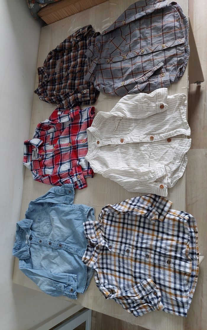 Lot  de 57 vêtements garçon 6mois - photo numéro 5