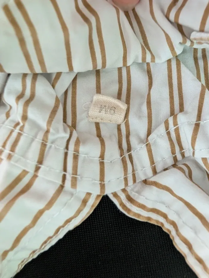 Salopette short été rayée - photo numéro 2