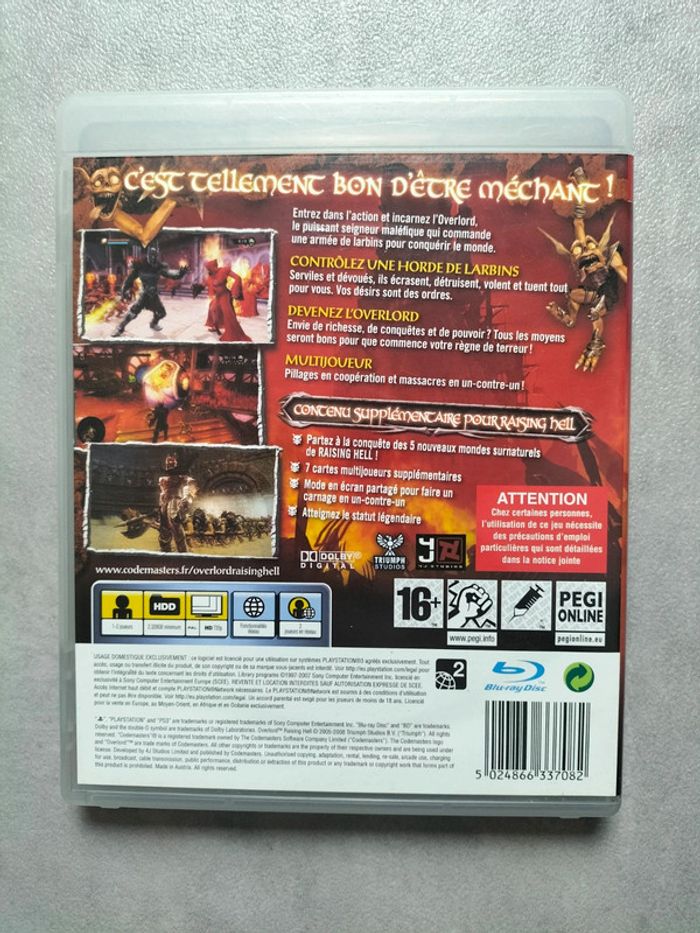 Jeu PS3 – Overlord: Raising Hell (Édition exclusive) - photo numéro 2