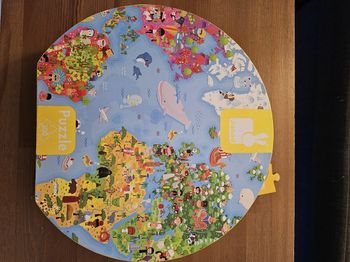 Puzzle monde géant