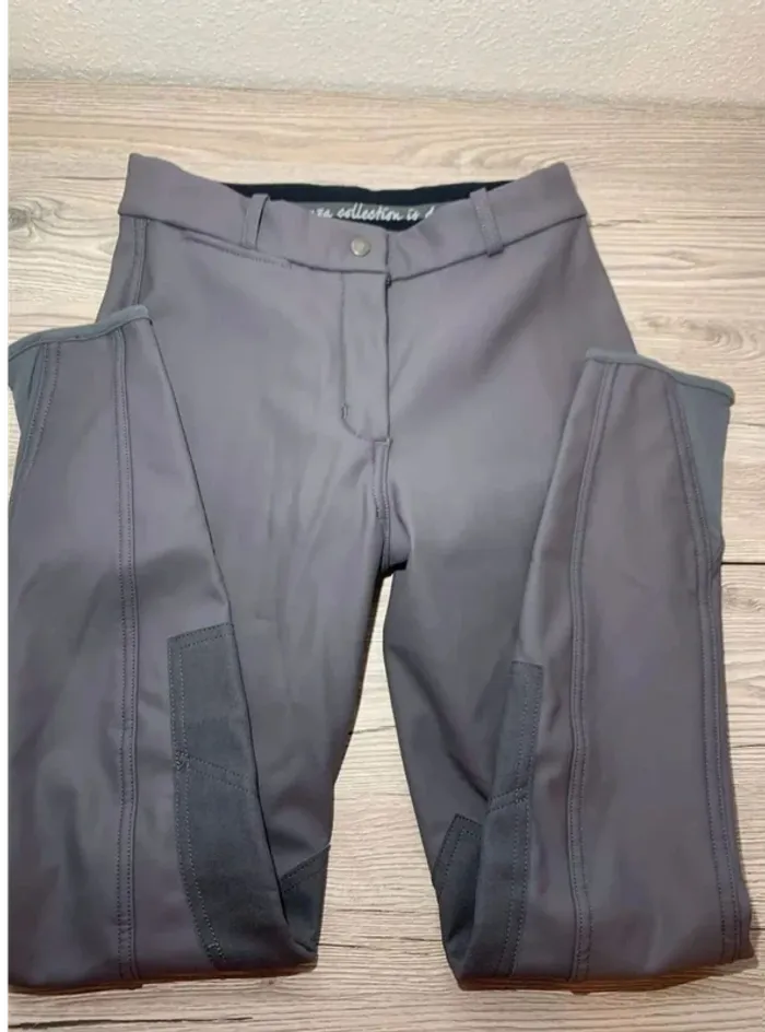 Pantalon d’équitation  Imperméable  Gris XS - photo numéro 2