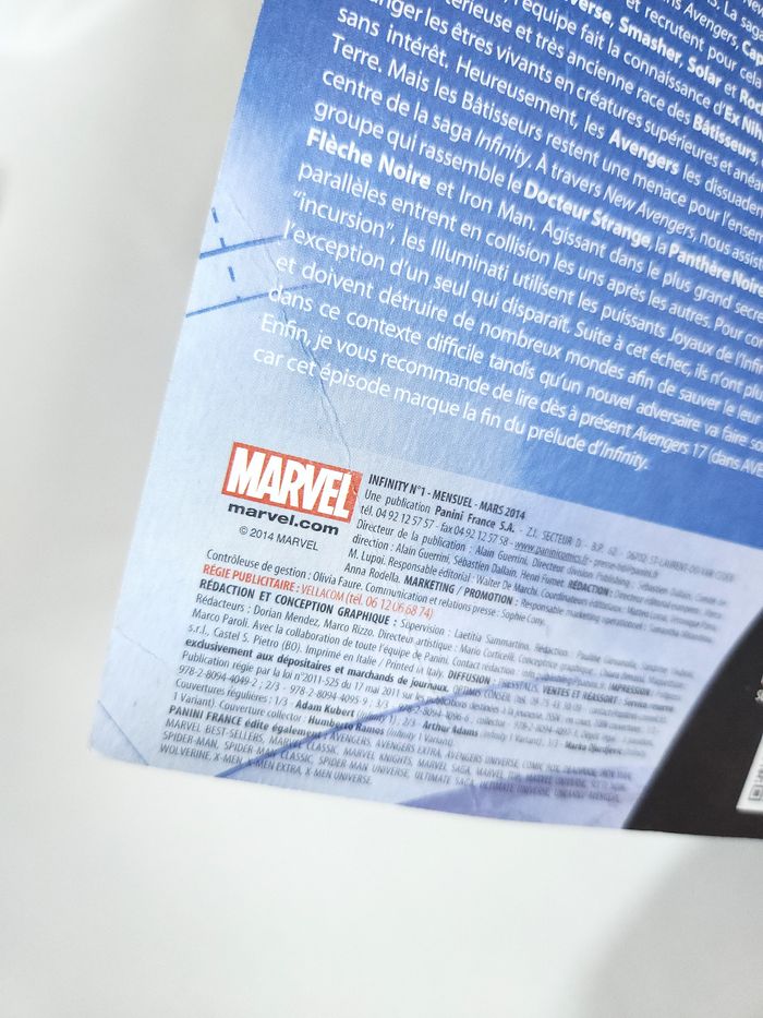 Infinity Marvel N°01 - Panini Comics - Mars 2014 - photo numéro 3