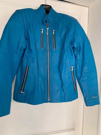Veste moto femme Alpinestars en cuir