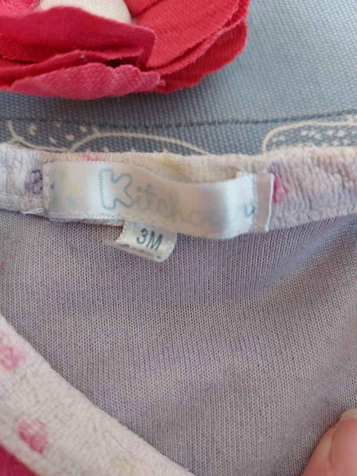 Pyjama velours grenouillère - photo numéro 2