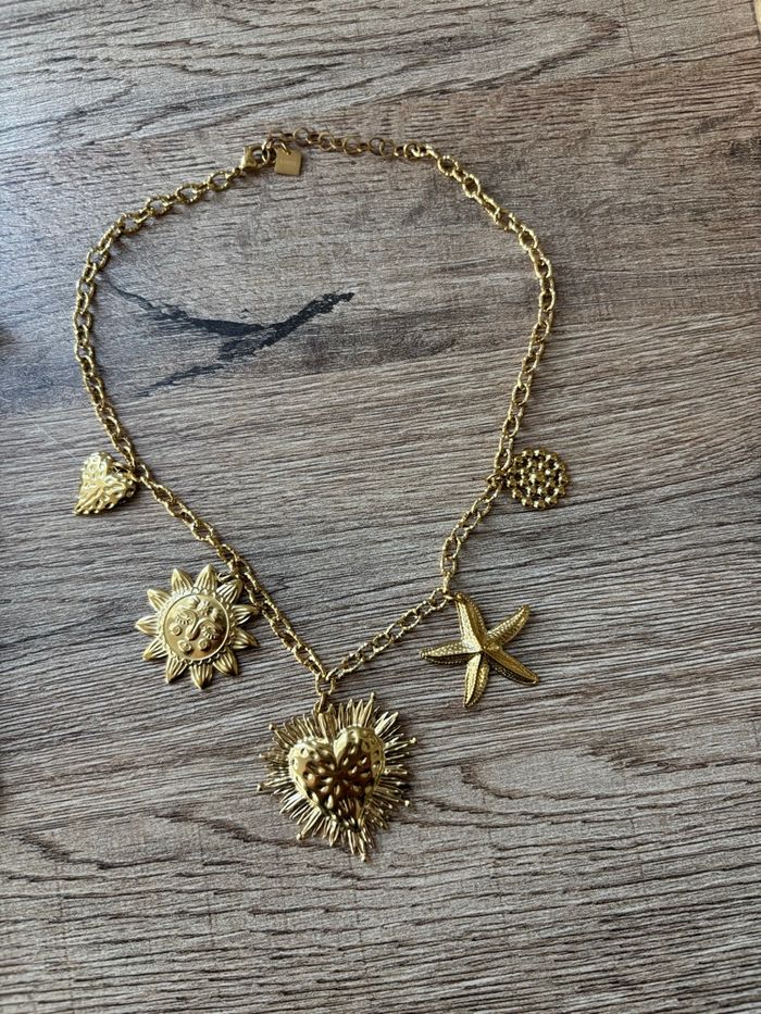 Collier doré acier neuf - photo numéro 8