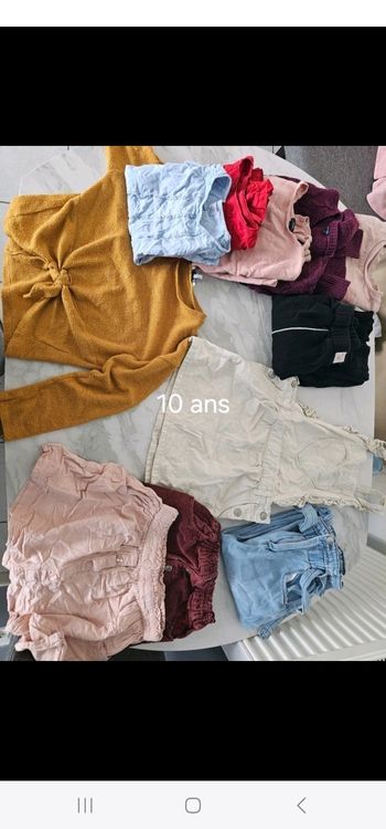 Tout le Lot fille 10 ans les 3 photos sont à 10euros