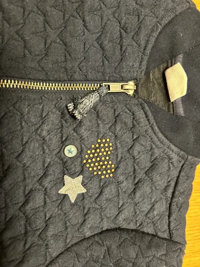 Veste mi-saison bleu marine étoile Hema - photo numéro 2