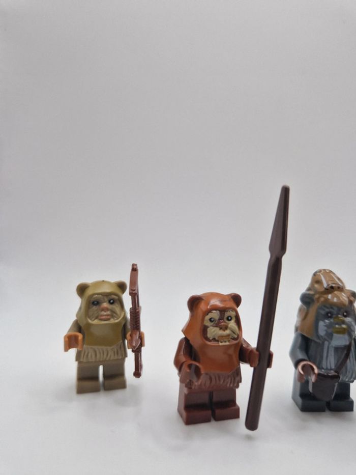Figurines type lego 6 Ewoks star wars - photo numéro 3