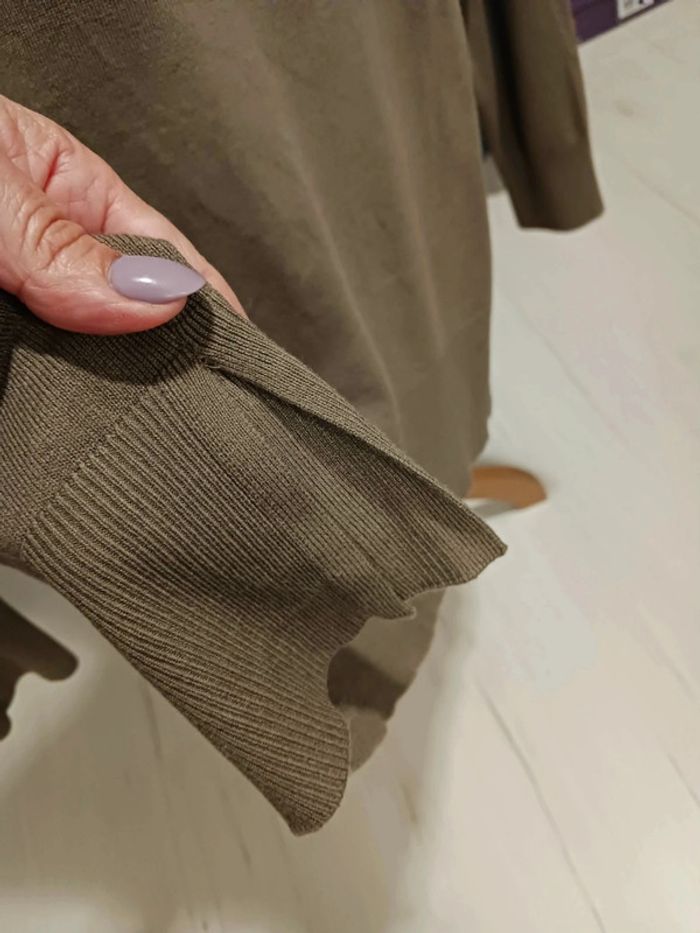 Pull kaki fin oversize - photo numéro 4