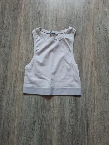 Débardeur Blanc Croc Top