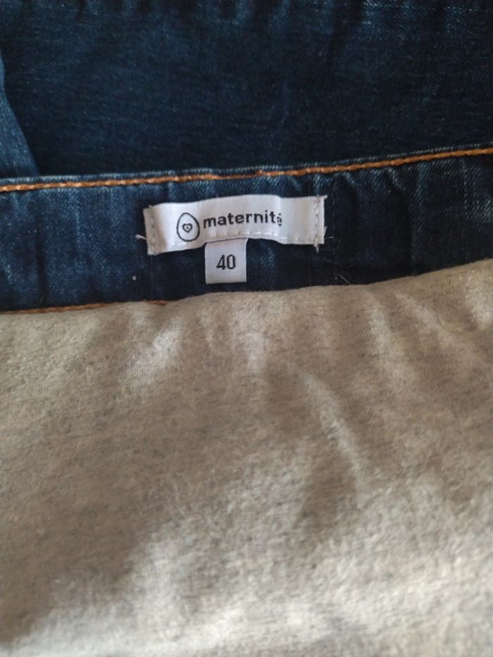 Jean 👖 de grossesse bleu foncé. Taille 40 - photo numéro 8