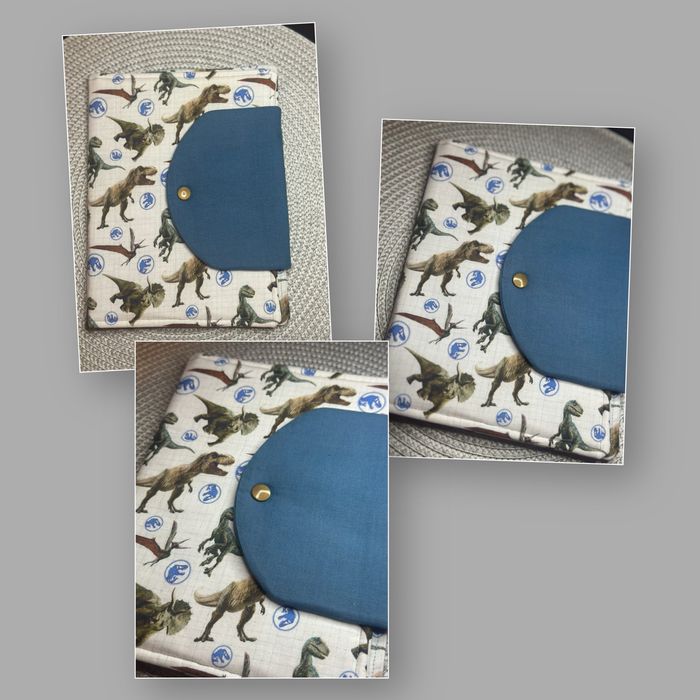 Protège carnet de santé dinosaures