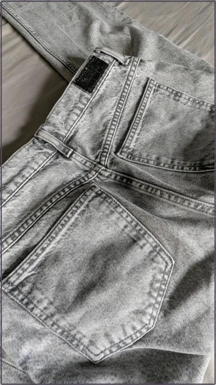 Jean Mango taille 38 femme gris clair - photo numéro 6
