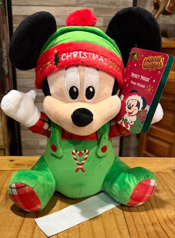 Peluche Disney Mickey Mouse Noël Neuve