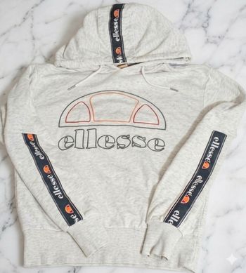 Sweat à capuche Ellesse - Gris chiné - Taille 38 (M)