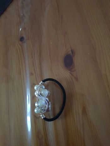 Élastique cheveux perles