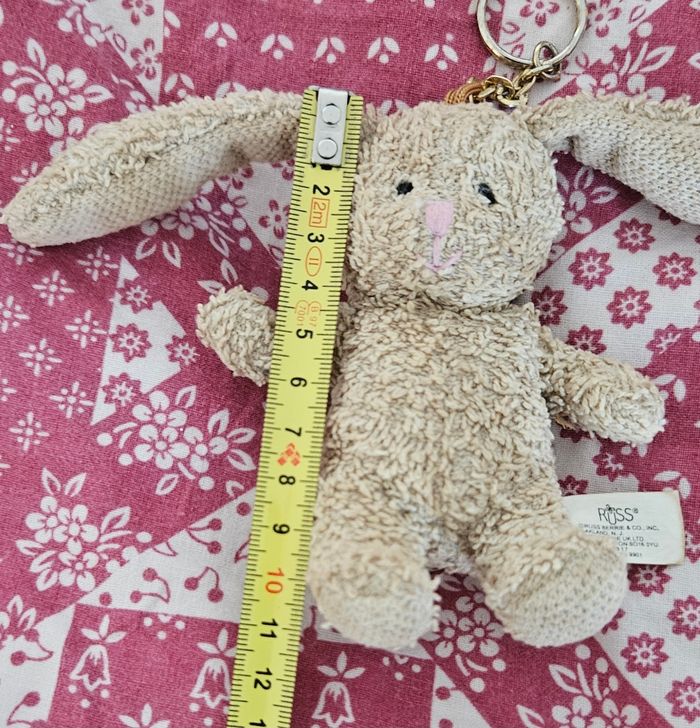 Porte clé lapin peluche - photo numéro 5