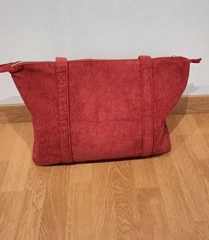 Sac shopping en velours côtelé - Neuf - photo numéro 2