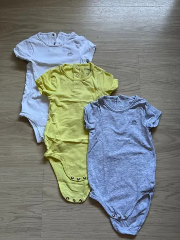 Lot 3 bodies orchestra manches courtes 12 mois