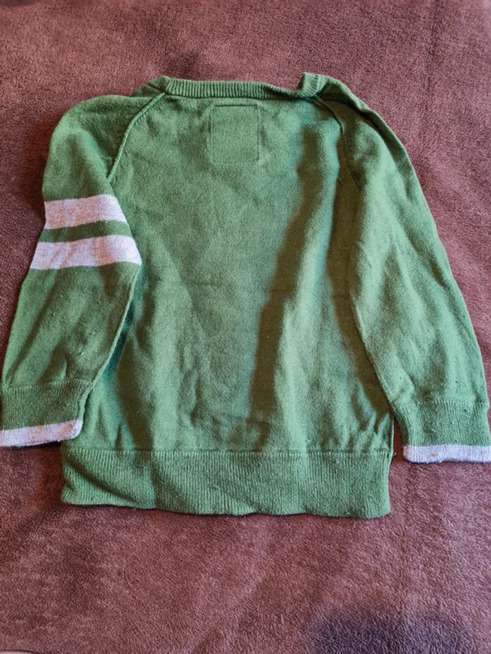 Pull vert Okaidi 3 ans - photo numéro 5