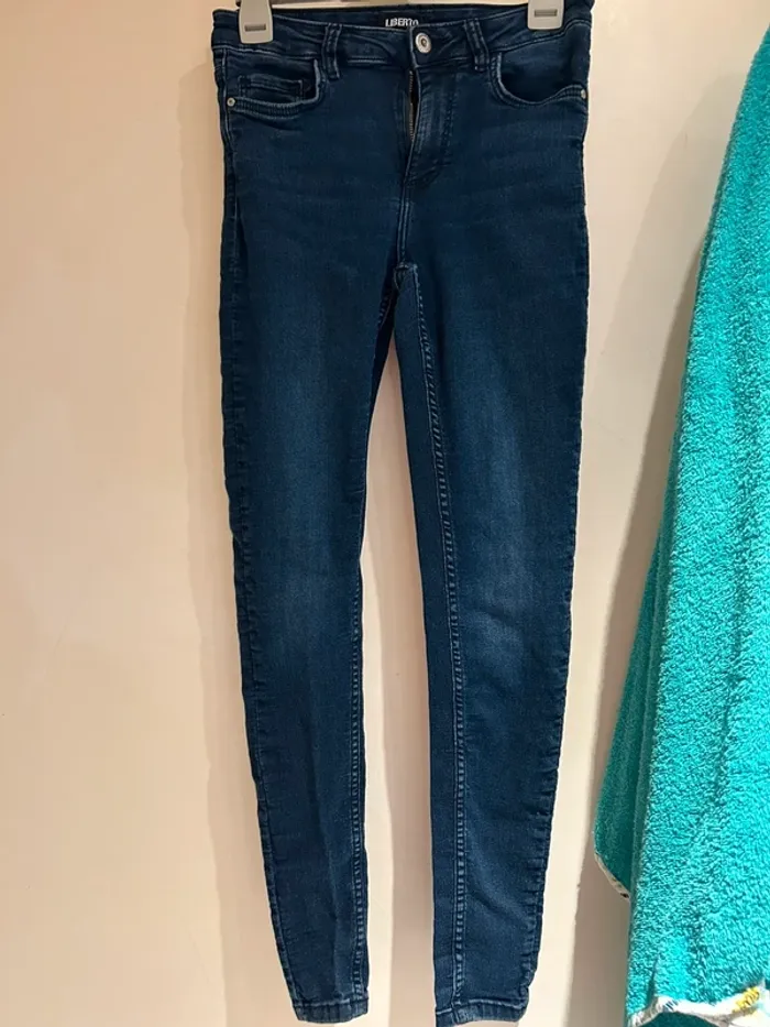 Jean slim/skinny bleu foncé Liberto T38