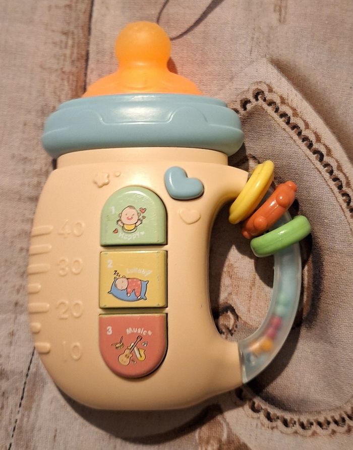 Biberon hochet sonore et lumineux - photo numéro 2