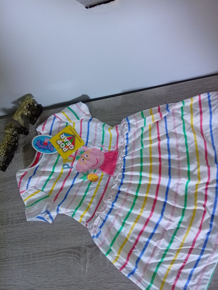 Jolie robe Peppa Pig 💯 coton dû 2/3