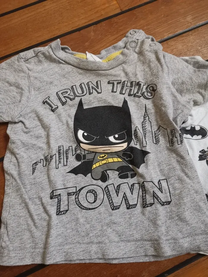 Lot de 2 tee-shirts batman - photo numéro 3