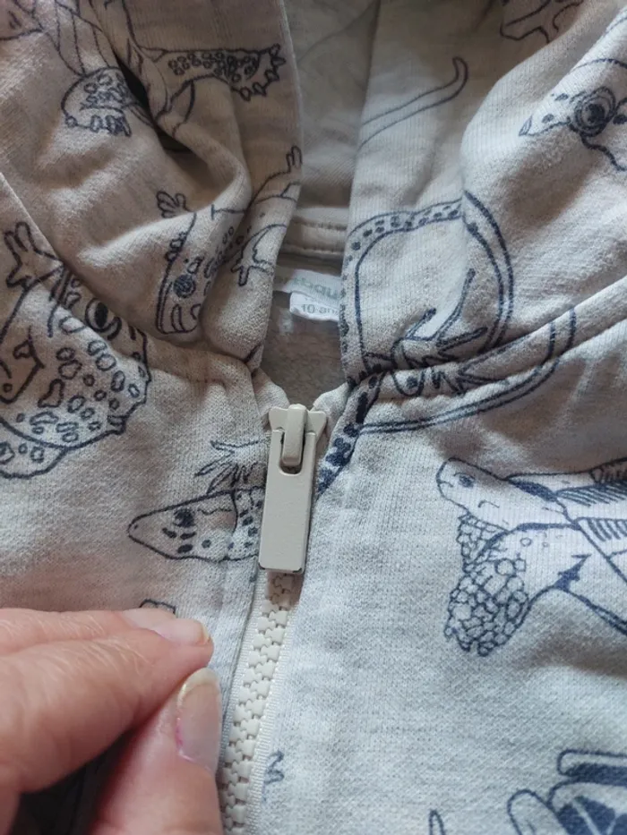 Sweat zippé capuche mi saison - photo numéro 4