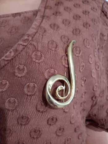 Broche dorée vintage