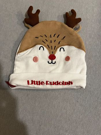 Bonnet de Noël 6/12 mois