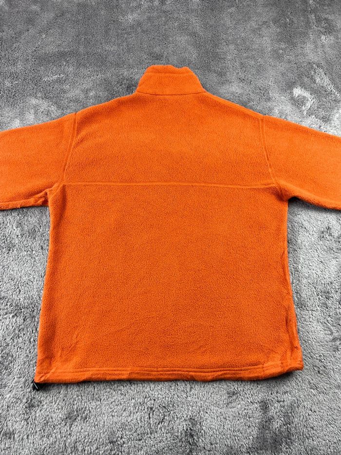 Pull polaire Timberland orange avec logo brodé – Taille XS (taille grand) - photo numéro 2