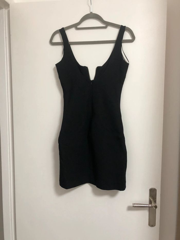 Superbe belle robe à zip noire Zara neuve avec étiquette taille M - photo numéro 5