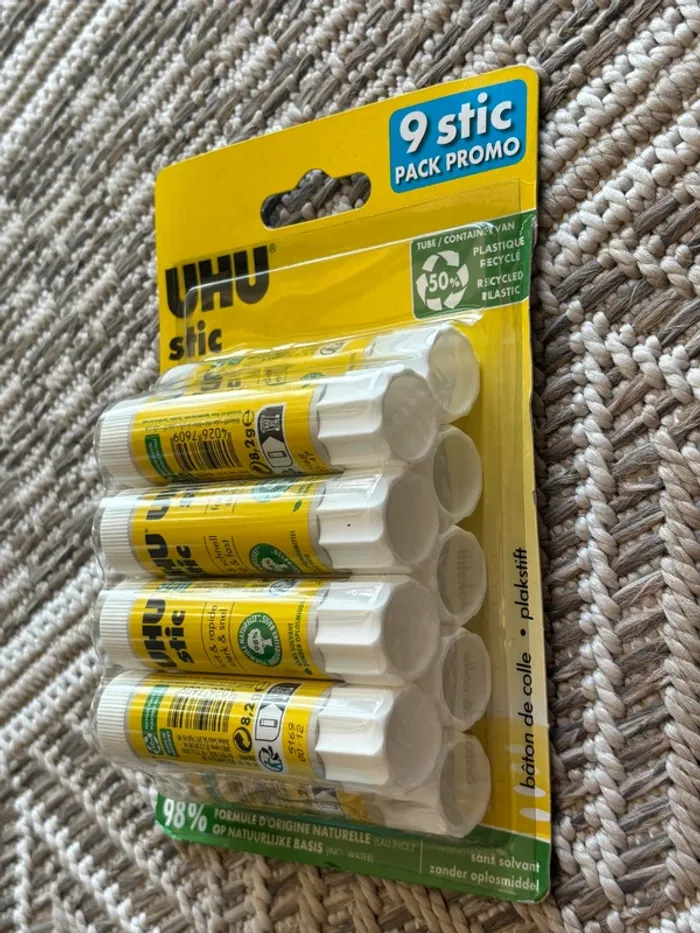 Lot de 3 Colles UHU stic 8,2g x9 - photo numéro 2