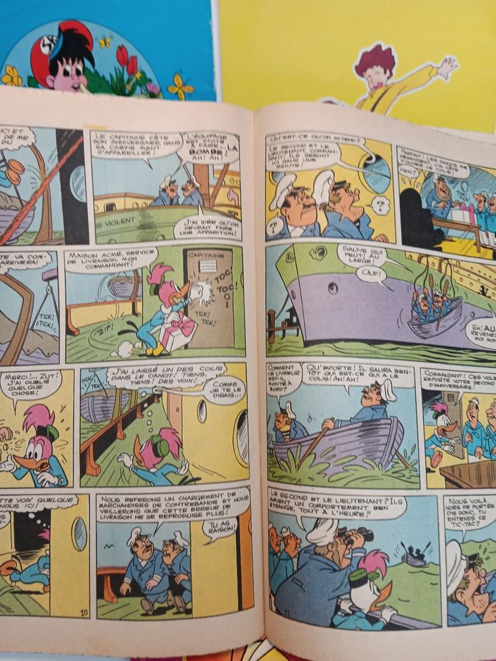 Lot de livres vintage année 80 tom Sawyer, Nestor, sport billy, hutchi, Woody woodpecker - photo numéro 4