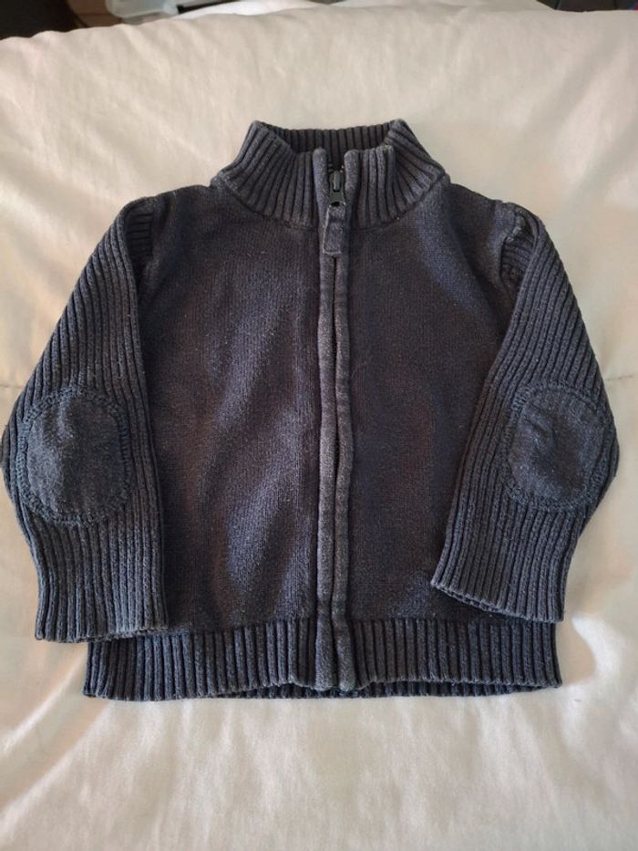 Gilet zippé en mailles