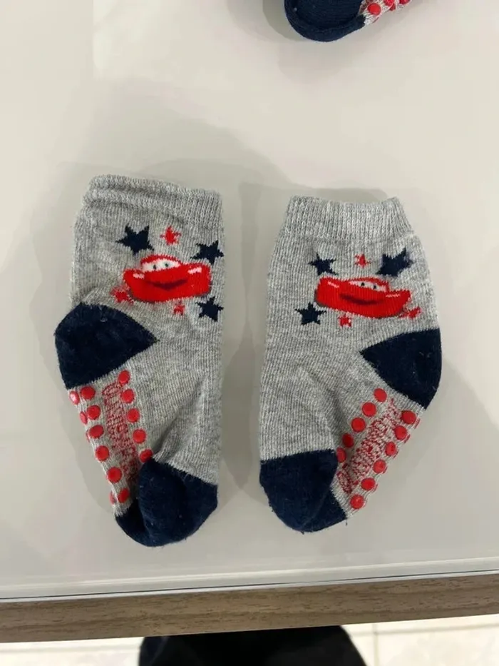 Lot de 3 paires de chaussettes CARS antidérapantes - photo numéro 3