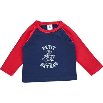 T-Shirt à manches longues 6 mois en coton Petit Bateau