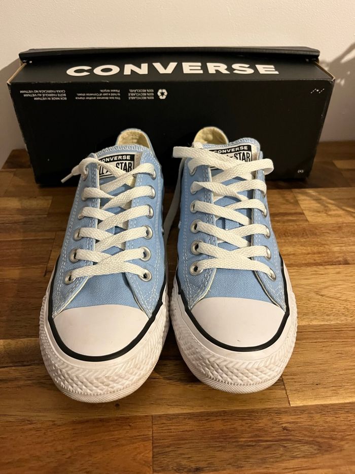 Converse bleu clair T37 - photo numéro 5