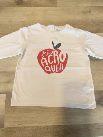 Tee-shirt ML 4 ans Gémo en TBE