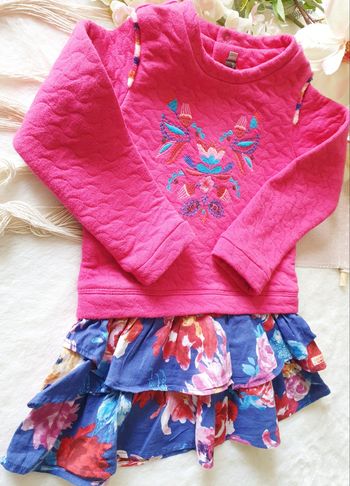 Robe Pull Catimini 3 ans bi matière