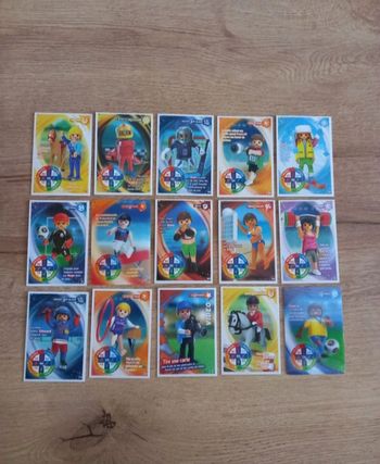 Cartes " Playmobiles  " 15 cartes.
