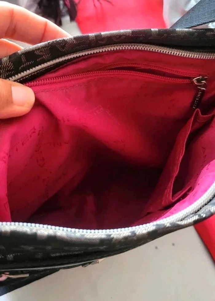 Sac bandoulière Lancaster argenté - photo numéro 7